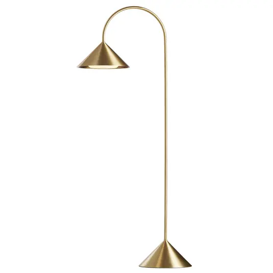 FRANDSEN LED tölthető állólámpa Grasp, sárgaréz színű, magasság 72 cm Kedvezmény