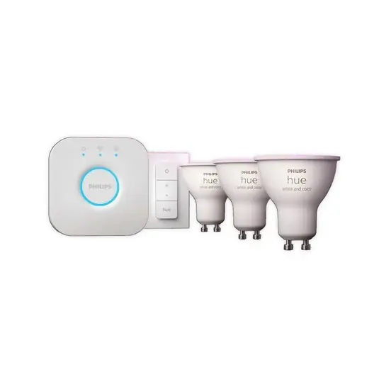 Újdonság Philips Hue White & Colour Ambiance Starter Kit GU10 4.2W