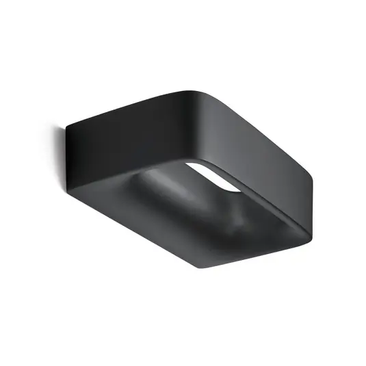 Nézd meg most LED fali lámpa Aki, antracit, alumínium, 23 cm, 3.000 K