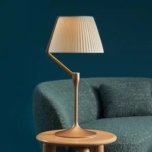 Szuper ajánlat Kartell Angelo Stone LED asztali világítás, bézs, dimmelhető