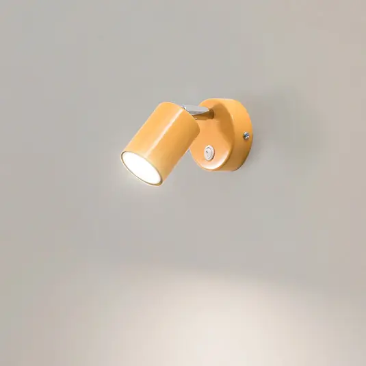 Fun fali spotlámpa, sárga, 14 cm magas, állítható, GU10 Legjobb ár