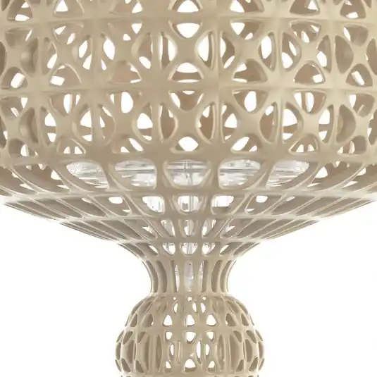 Különleges ajánlat Kartell LED-es asztali lámpa Mini Kabuki, bézs, magasság 70 cm