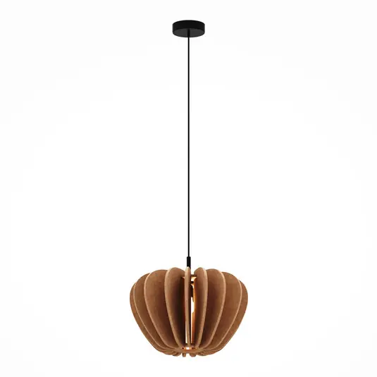 Gyors kiszállítás Maytoni függőlámpa Cambio, barna, Ø 47,5 cm, filc, E27