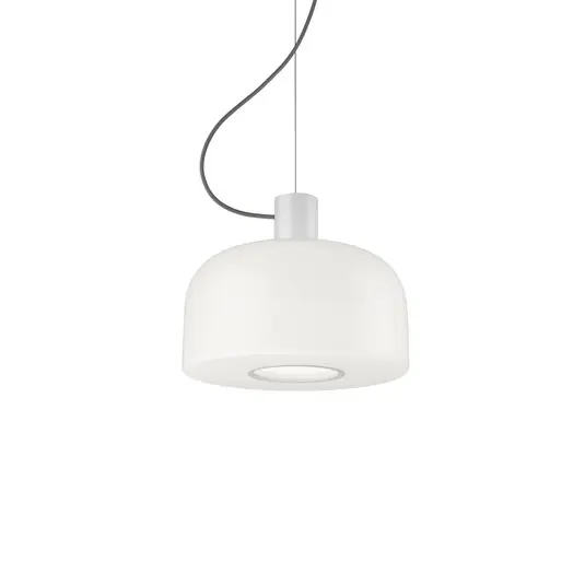 FLOS Bellhop Glass S1 lógó világítás, fehér, üveg, Ø 33 cm, E27 Expressz szállítás