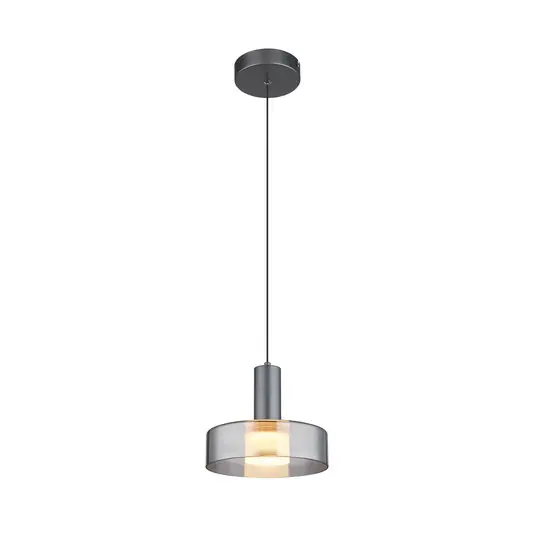 Grant LED lógó lámpa, Ø 22 cm, füstszürke, üveg Ne maradj le