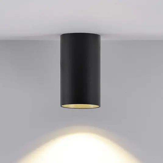 Népszerű Downlight CAN, fekete, IP20, Ø 6 cm, fém, GU10