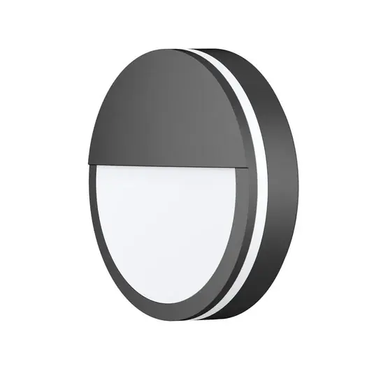 Kiárusítás LED kültéri fali világítás CMD 9085, antracit, Ø 25 cm, lencse