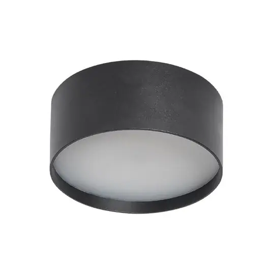 Szuper akció LED mennyezeti lámpa CMD 9092, Ø 12 cm, antracit, IP44, fém