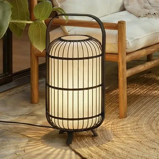 Lucande teraszlámpa Tayori, fekete, 64 cm, IP44 Kedvezményes ár