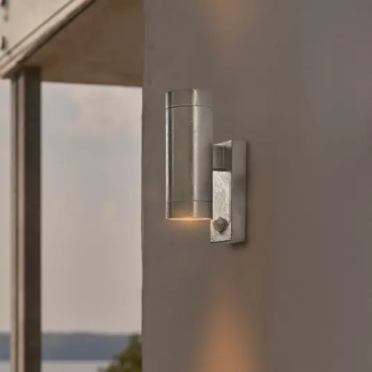 Népszerű Nordlux Tin Maxi kültéri fali lámpa, horganyzott, IP54, GU10