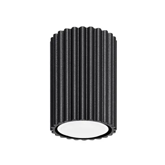Akció Carbon mennyezeti lámpa, fekete, magasság 10 cm, alumínium