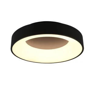 Akció Trio 671210132 LED mennyezetre szerelhető lámpa Girona 1x27W SMD 3000lm 3000K - 3 fázisú fényerő-szabályozás, matt fekete