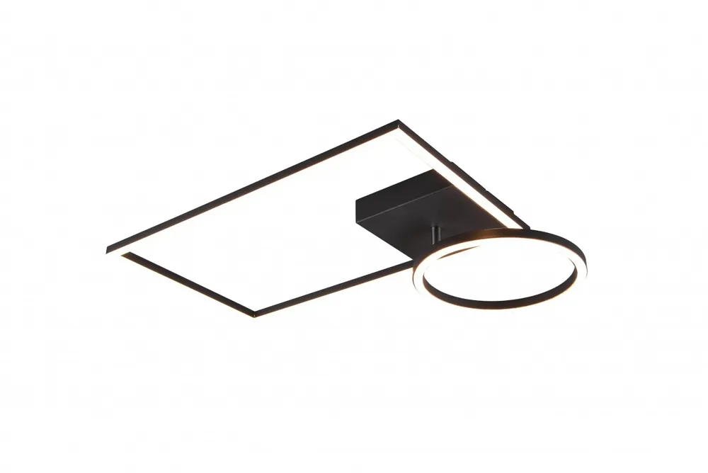 Trio R62182132 LED mennyezetre szerelhető lámpa Verso 1x24,5W 3000lm 3000K - állítható, 3 fázisú fényerő-szabályozás, matt fekete Népszerű