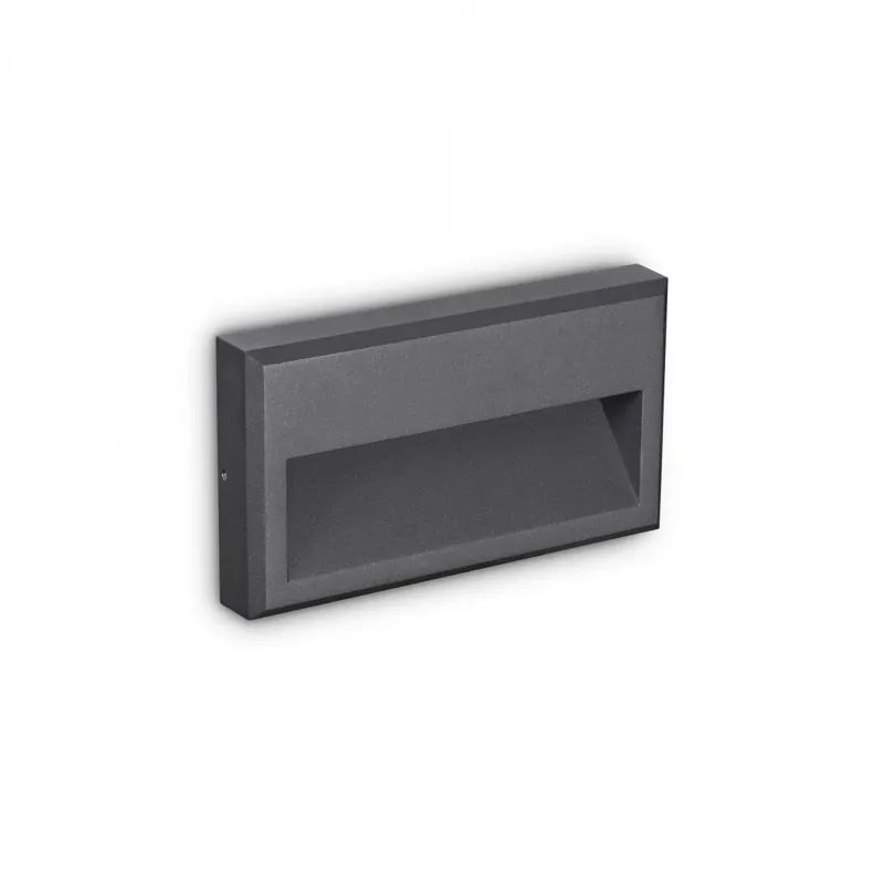 Kedvezmény Ideal Lux 250854 LED fali lámpa Febe 1x6W 490lm 3000K IP65 - antracit