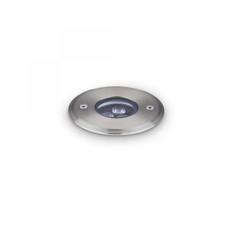 Kedvezmény Ideal Lux 255651 LED kültéri süllyesztett spotlámpa Floor 1x3W 390lm 3000K IP67 - acél