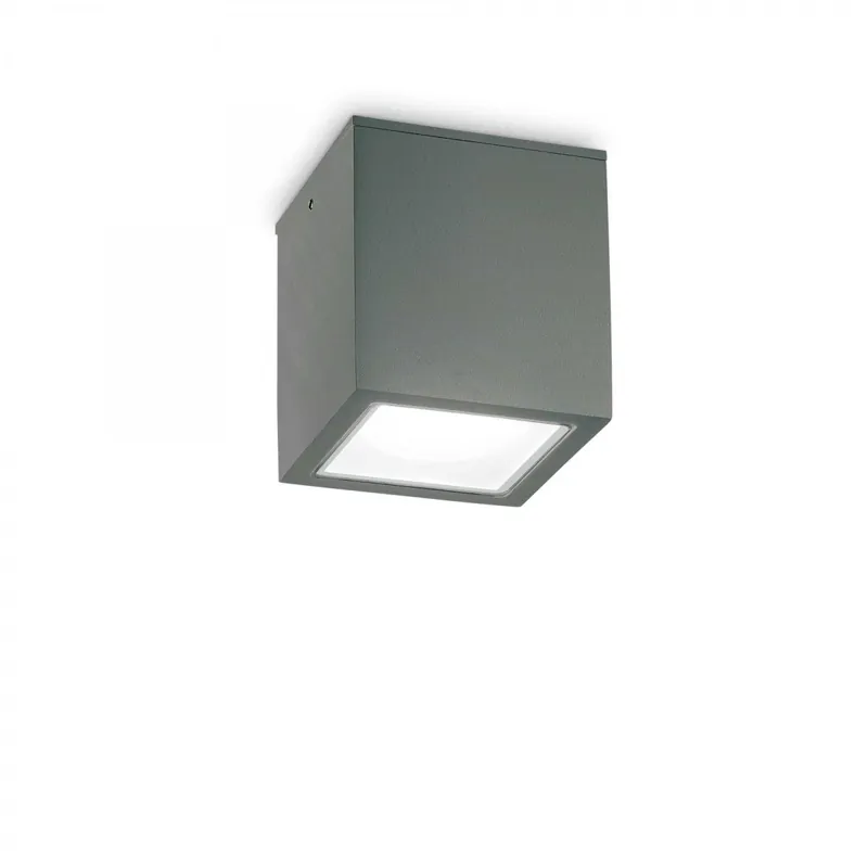 Akciós ár Ideal Lux 251516 mennyezetre szerelhető lámpa Techo big 1x20W GU10 IP54 - antracit