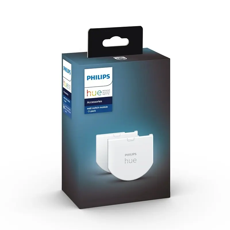 Rendeld meg most Philips Hue 8719514318021 Wall Switch Modul klasszikus fali kapcsolóhoz - 2 csomag
