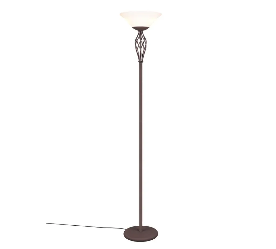 Gyors kiszállítás Trio 401000224 állólámpa Rustica 2x60W E27 - lábkapcsoló, rozsda