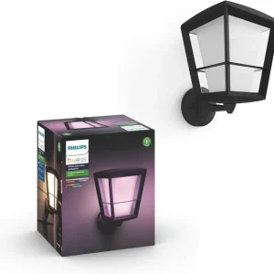 Szuper ajánlat Philips Hue 17439/30/P7 kültéri fali lámpa Econic 1x15W 2200-6500K IP44 RGB - White and Color Ambiance