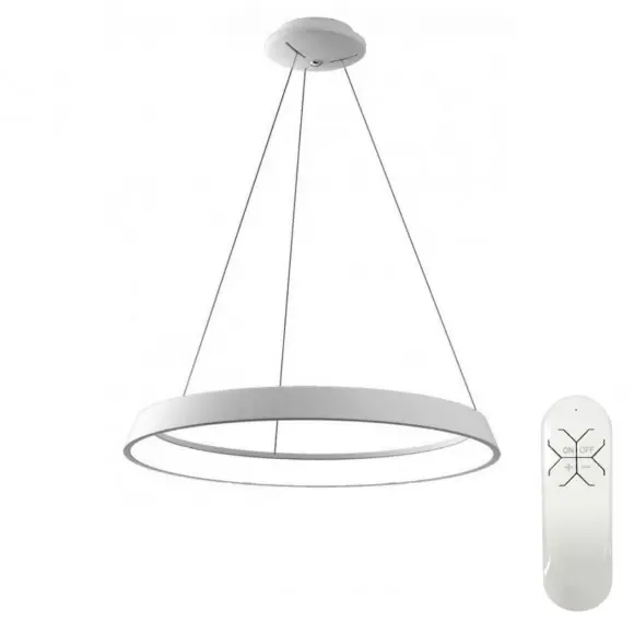 Kiárusítás Immax Neo 07079L LED mennyezeti függőlámpa Limitado 1x39W 2730lm 2700-6500K - távirányítás, szabályozható, ZigBee, Tuya, fehér