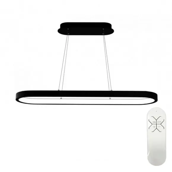 Vedd meg most Immax Neo 07078L LED függőlámpa Hipodromo 1x42W 2940lm 2700-6500K - szabályozható, ZigBee, távirányítás, fekete