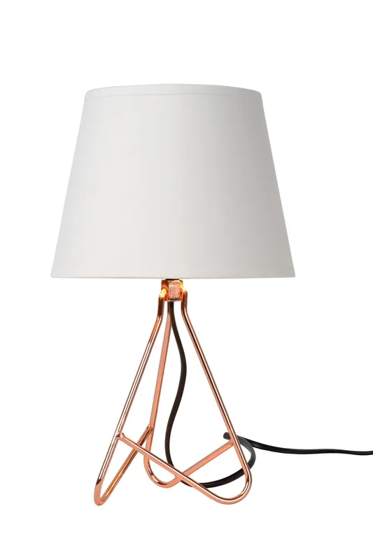 Lucide 47500/81/17 asztali kislámpa Gitte 1x40W E14 Vásárlói kedvenc