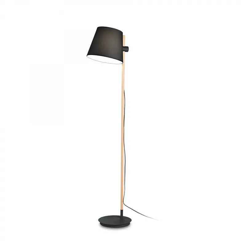 Ideal Lux 282084 állólámpa Axel pt1 1x60W E27 - billenőkapcsoló, fekete Utolsó esély
