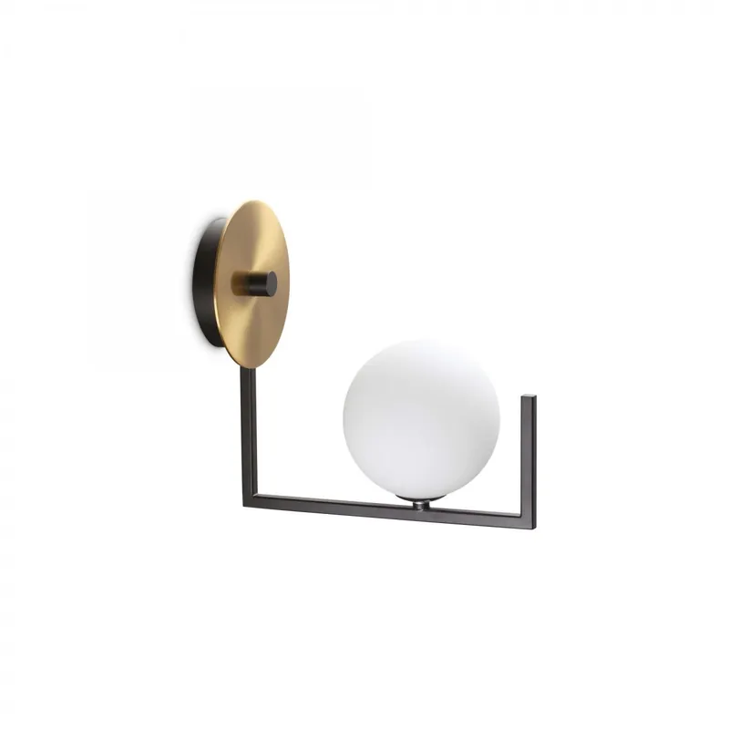 Expressz szállítás Ideal Lux 273655 fali lámpa Birds ap1 1x15W G9 - sárgaréz, fekete, fehér