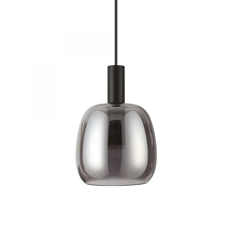 Ideal Lux 275581 LED mennyezeti függőlámpa Coco-1 sp 1x7W 660lm 3000K - füstüveg, fekete Biztonságos fizetés