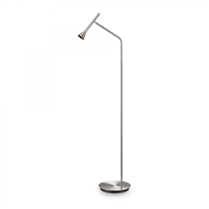 Ideal Lux 285337 LED állólámpa Diesis pt 1x7W 660lm 3000K - billenőkapcsoló, nikkel Nézd meg most