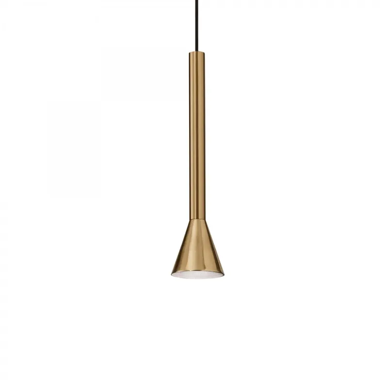 Vásárlói kedvenc Ideal Lux 279794 LED mennyezeti függőlámpa Diesis sp 1x7W 660lm 3000K - sárgaréz