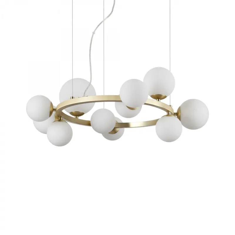 Utolsó esély Ideal Lux 283807 mennyezeti függőlámpa Perlage Sp11 11x15W G9 - sárgaréz