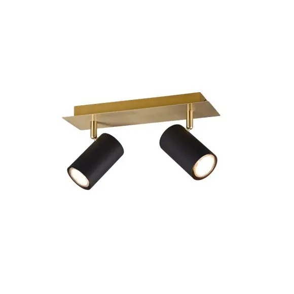 Trio 802400280 mennyezetre szerelhető spotlámpa Marley 2x35W GU10 - arany, fekete Expressz szállítás