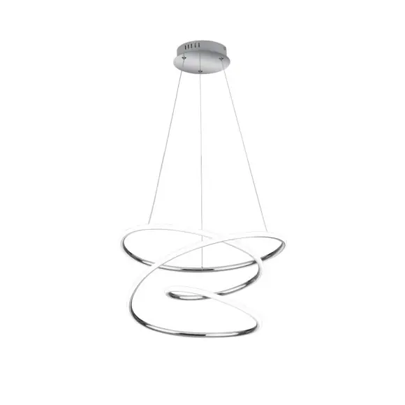 Trio R37051106 LED mennyezeti függőlámpa Bologna 1x36W 5100lm 4000K - szabályozható, Dimmer Switch, króm Vedd meg most