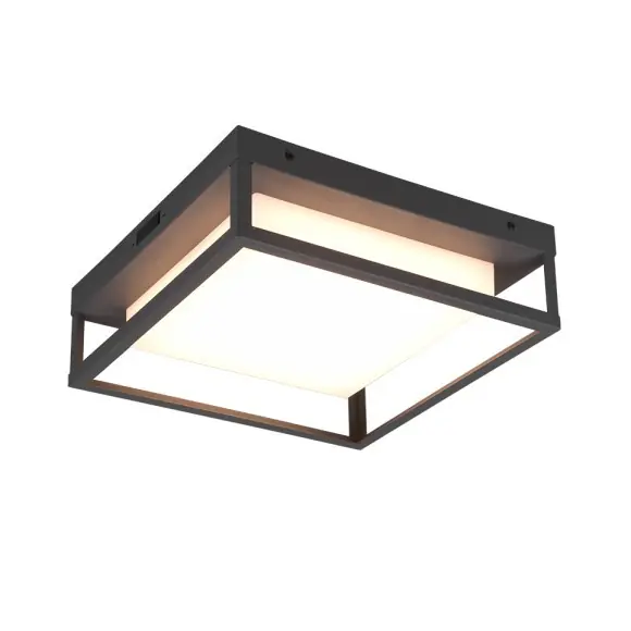 Trio 677860142 LED kültéri mennyezeti lámpa Witham 1x14W 1550lm 2300K+3000K+4000K IP54 - állítható színhőmérséklet, DIP Switch, antracit Legkelendőbb