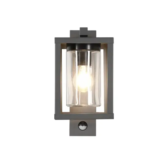 Legjobb ár Trio 212069142 kültéri fali lámpa mozgásérzékelővel Lunga 1x40W E27 IP44 - antracit