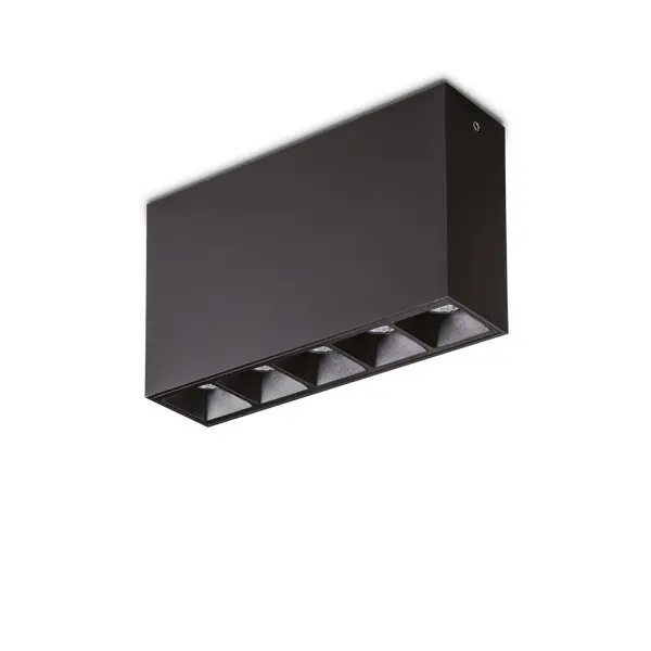 Ideal Lux 244884 LED mennyezetre szerelhető lámpa Lika 1x12,5W 1100lm 3000K - fekete Kiárusítás