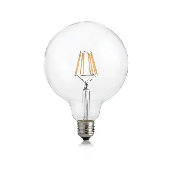 Vásárlói kedvenc Ideal Lux 188959 LED izzó Filament G125 1x8W E27 680lm 3000K - szabályozható, átlátszó