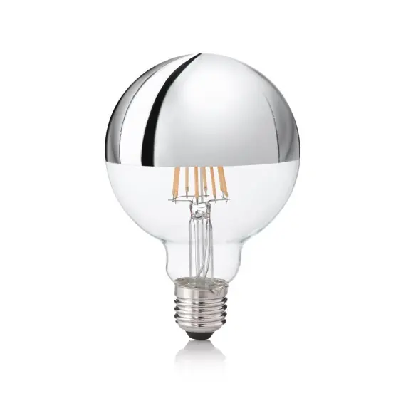 Bestseller Ideal Lux 135526 LED izzó Filament G95 1x9W 930lm 3000K - króm