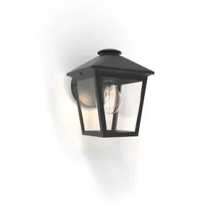 Nézd meg most Lutec 5294502012 kültéri fali lámpa Zago 1x40W E27 IP44 - fekete