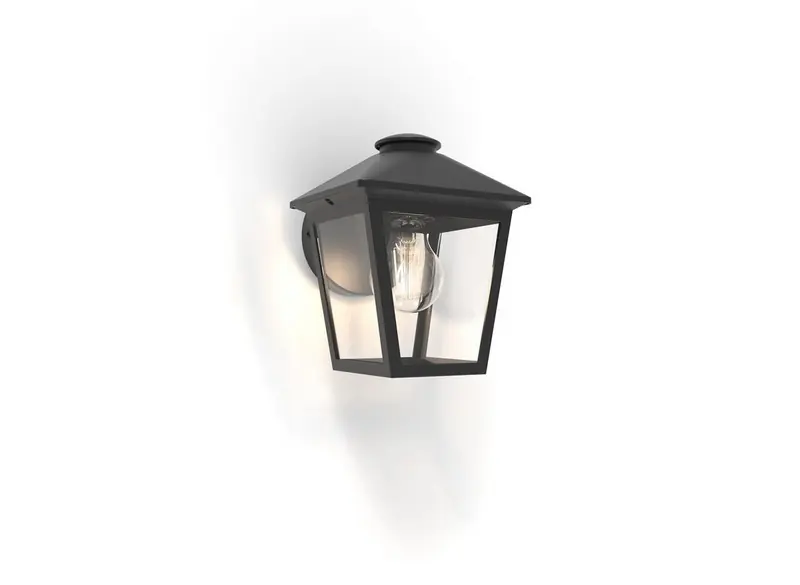 Nézd meg most Lutec 5294502012 kültéri fali lámpa Zago 1x40W E27 IP44 - fekete