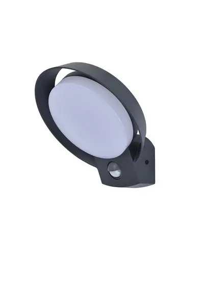 Lutec 5205702118 LED kültéri fali lámpa Polo mozgásérzékelővel 1x16W 1100lm 3000K IP54 - szürke Korlátozott ajánlat