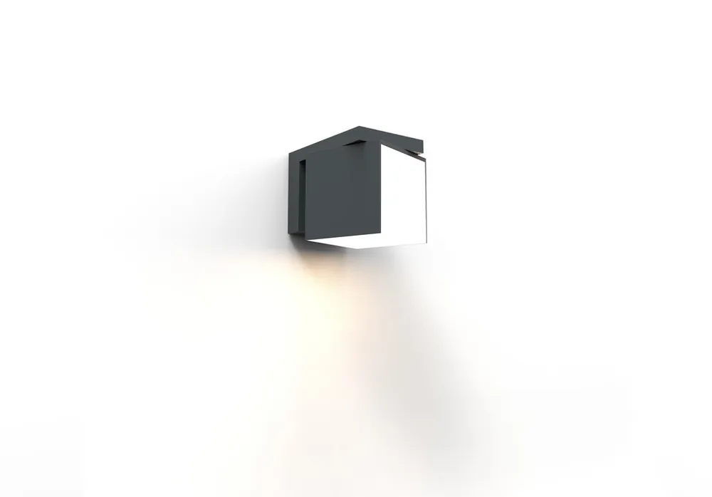 Lutec 5193814118 LED kültéri fali lámpa Cuba 1x12.2W 500lm 4000K IP54 - szürke Prémium