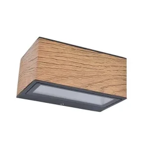 Népszerű Lutec 5189135118 Gemini LED kültéri fali lámpa 1x10,5W 500lm 4000K IP54 - barna