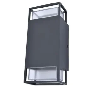 Árengedmény Lutec 5107101118 kültéri fali lámpa Ridge 1x25W GU10 IP54 - szürke