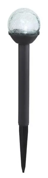 Ne maradj le Globo Solar 36350-3 LED kerti oszloplámpa 3x0,06W 6000K IP44 - 3 db-os készlet, leszúrható, fekete