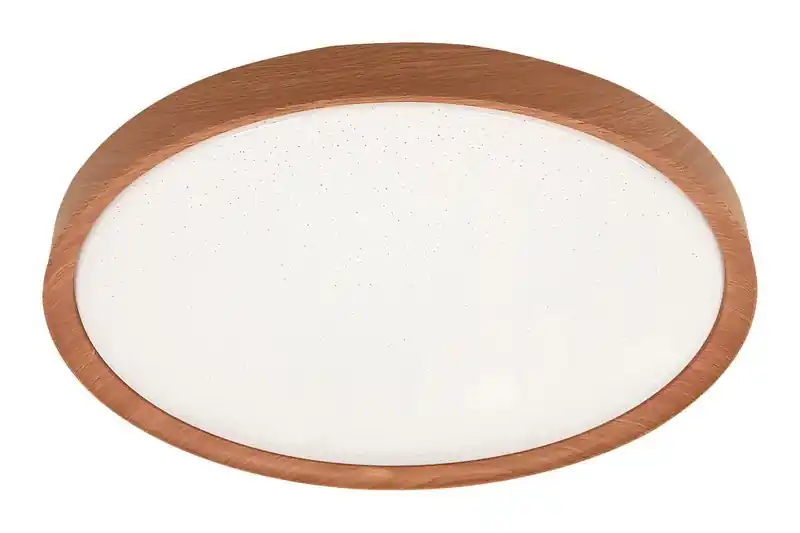 Vedd meg online Rabalux 3500 LED mennyezeti lámpa Sherwood 1x50W 4000lm 3000-6500K RGB - távirányító, állítható színhőmérséklet, csillaghatás, időzítő, éjszakai üzemmód, szabályozható, fa