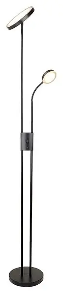 Gyors szállítás Rabalux 3240 LED állólámpa Ophus 1x18,5W+4,5W 2110lm 3000K - szabályozható, fekete