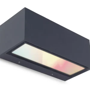 Legnépszerűbb Lutec 5189120118 Gemini LED kültéri fali lámpa 1x17W 900lm 2700-6500K RGB IP54 - szürke