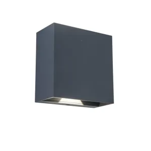 Biztonságos fizetés Lutec 5104005118 LED kültéri fali lámpa Gemini Beams 1x10W 400lm 4000K IP54 - szürke